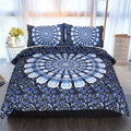 Blue Peacock Bedding Set – Decorative Duvet Cover and Pillowcase Set