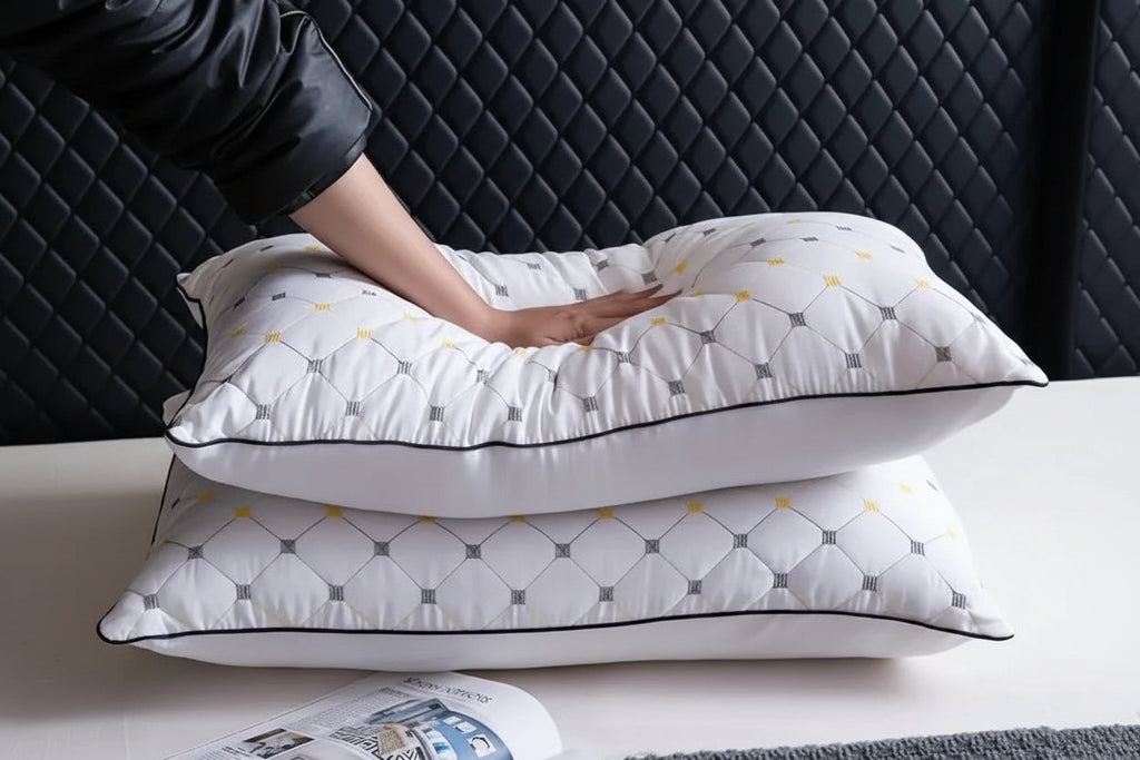 Luxury Hotel-Grade Neck Support Pillow Queen Size – Soft Breathable Bed Pillow