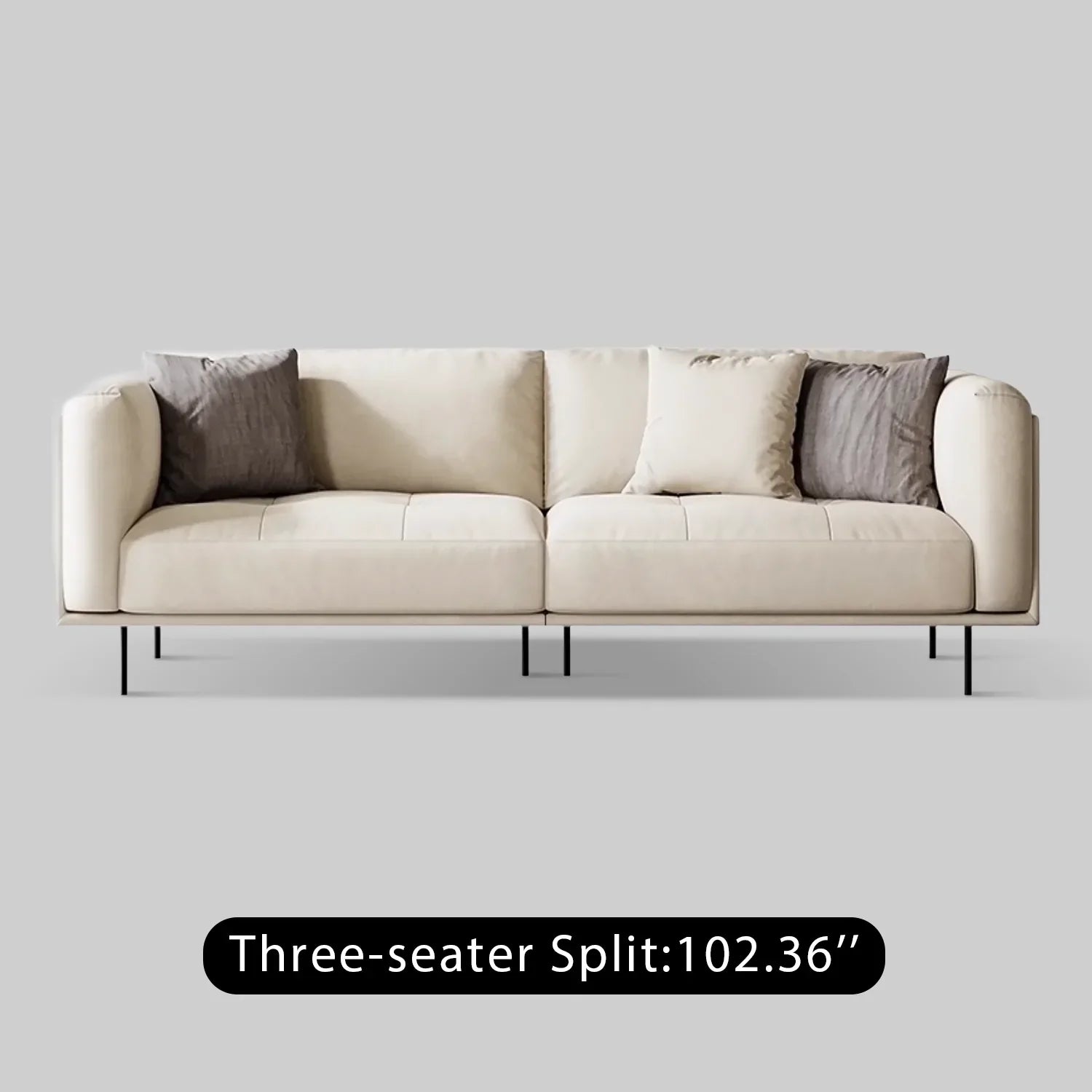 Italian Minimalist Matte Tech Fabric Sofa