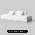 Linen Floating Island Sofa