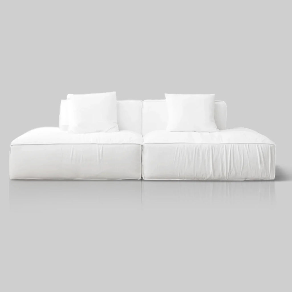 Linen Floating Island Sofa