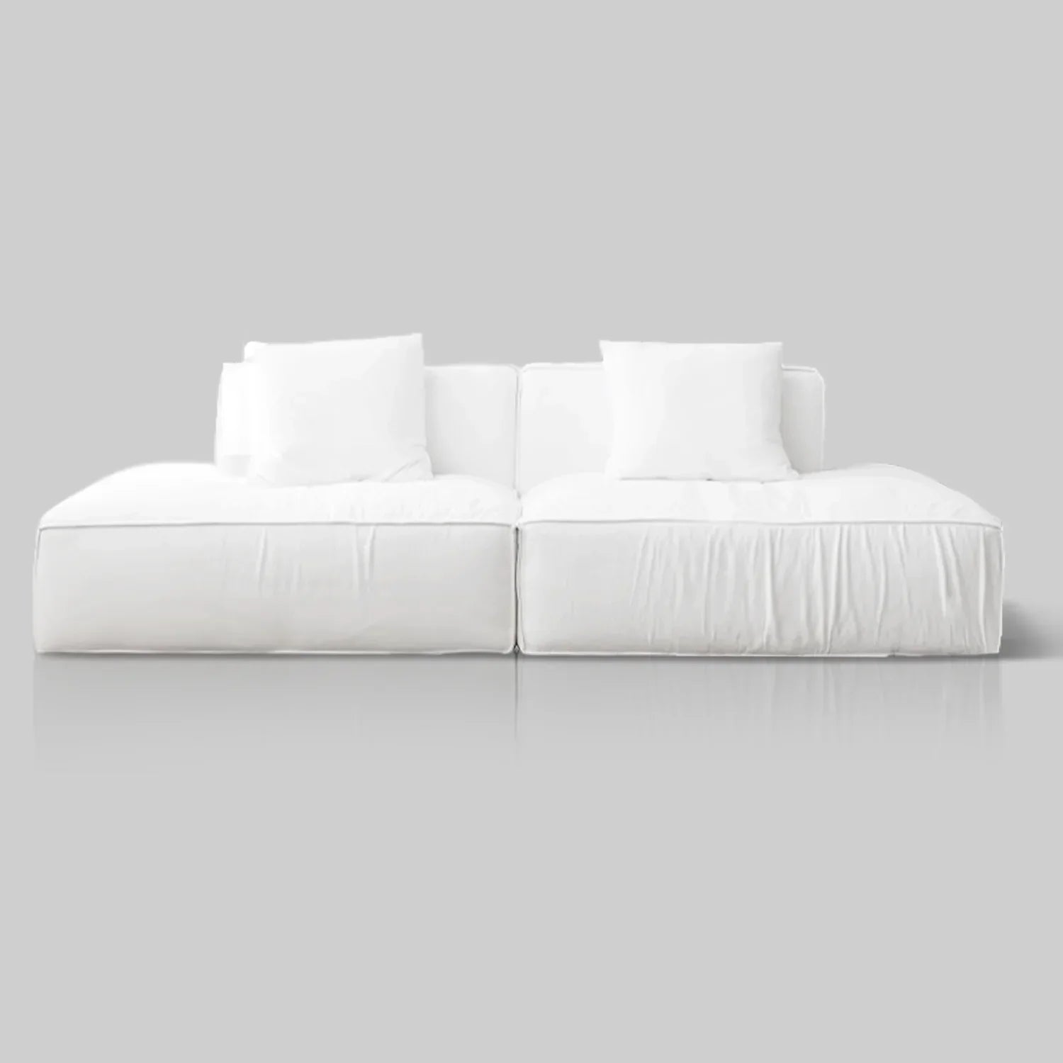 Linen Floating Island Sofa