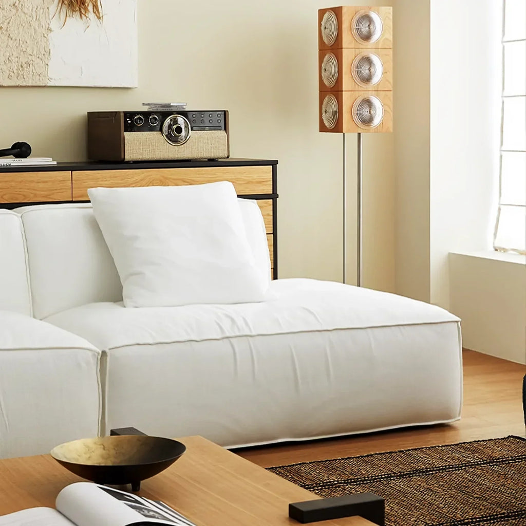 Linen Floating Island Sofa