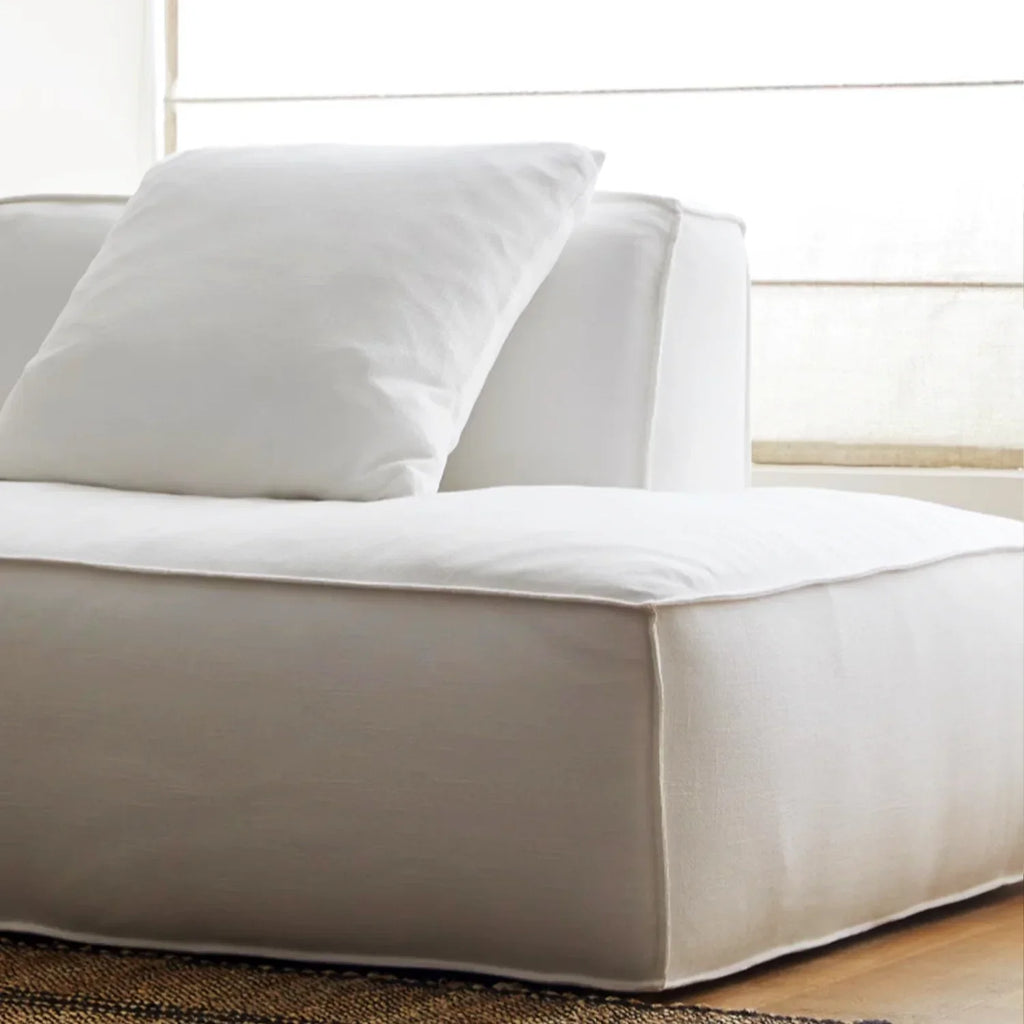 Linen Floating Island Sofa