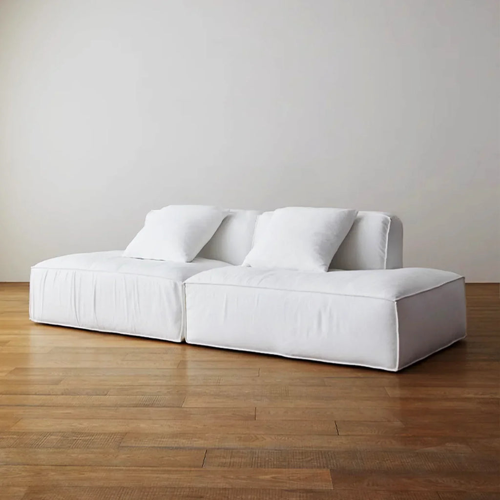 Linen Floating Island Sofa